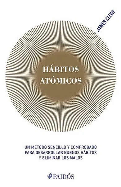 Portada de «Hábitos atómicos», de James Clear